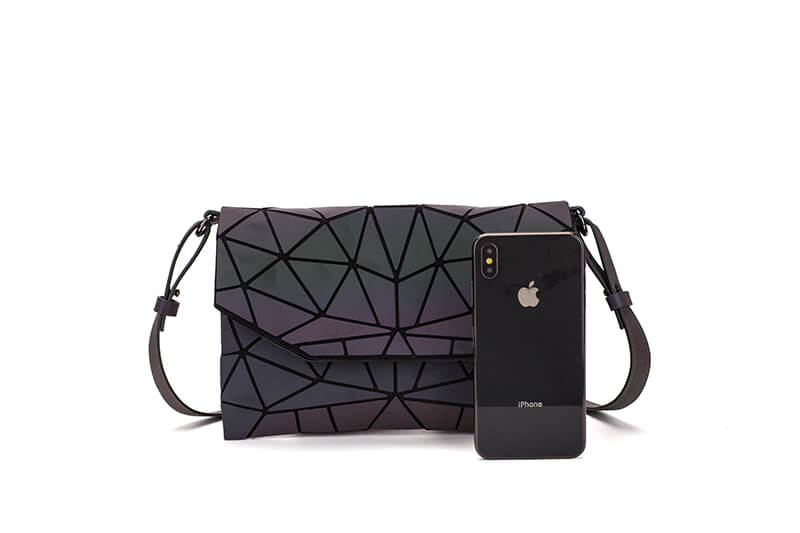Geometric Luminous Crossbody Bag
