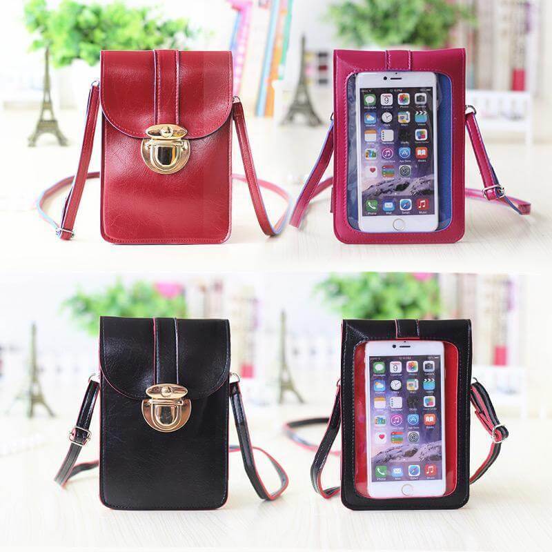 Crossbody Touchscreen Phone Wallet