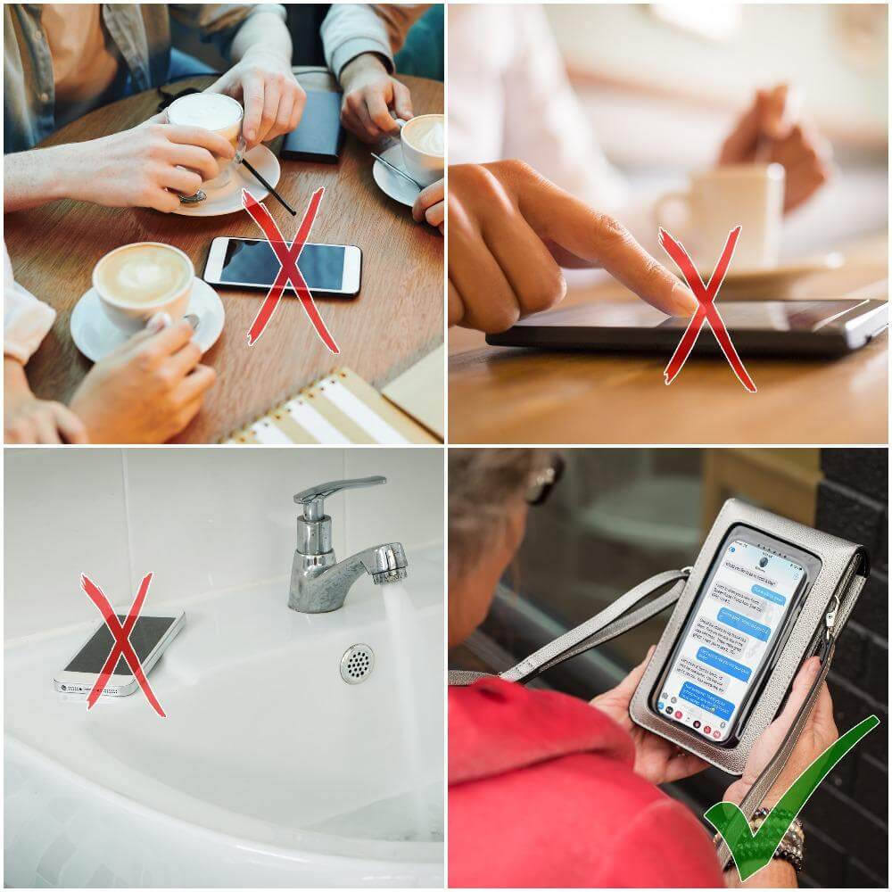 Crossbody Touchscreen Phone Wallet