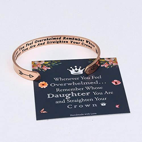 Remember whose daughter you are and straighten your crown | Bracelet