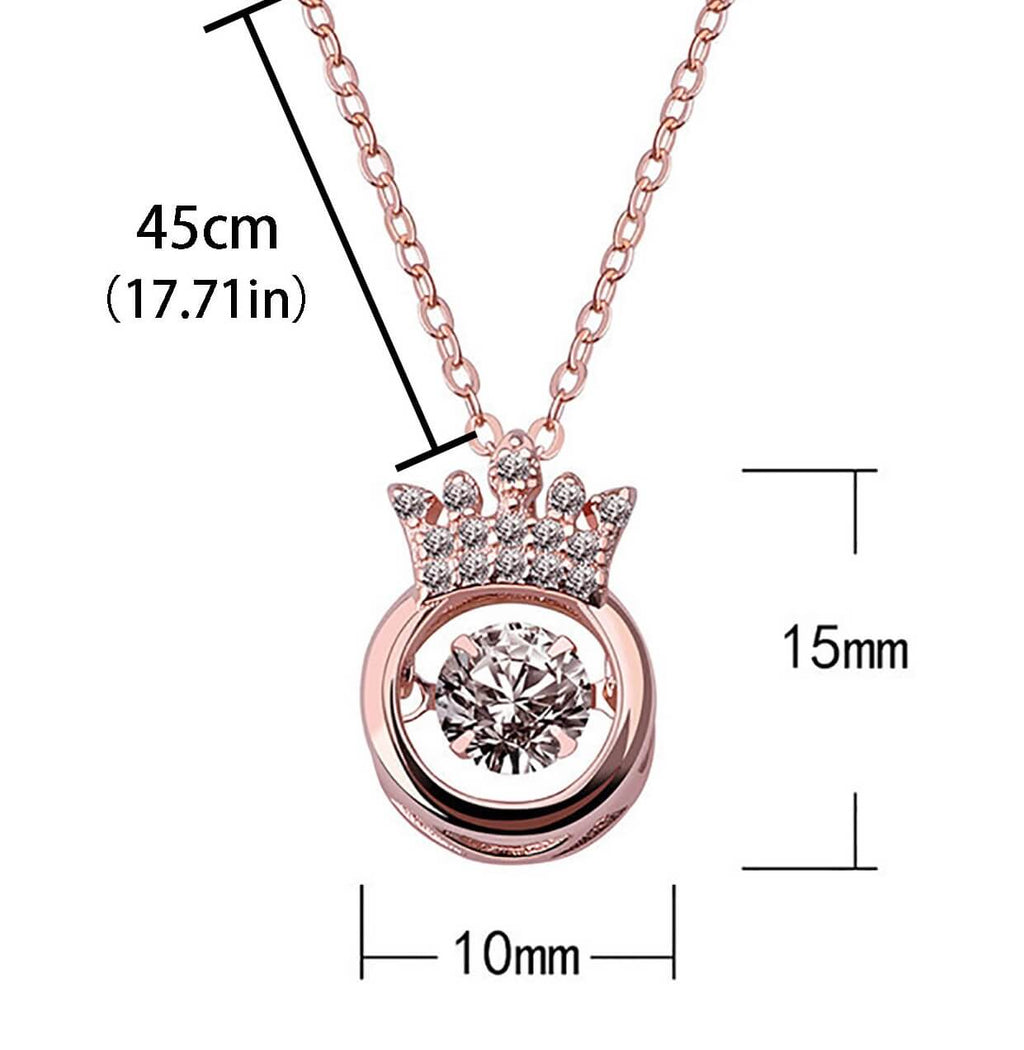 Dancing Crown Necklace