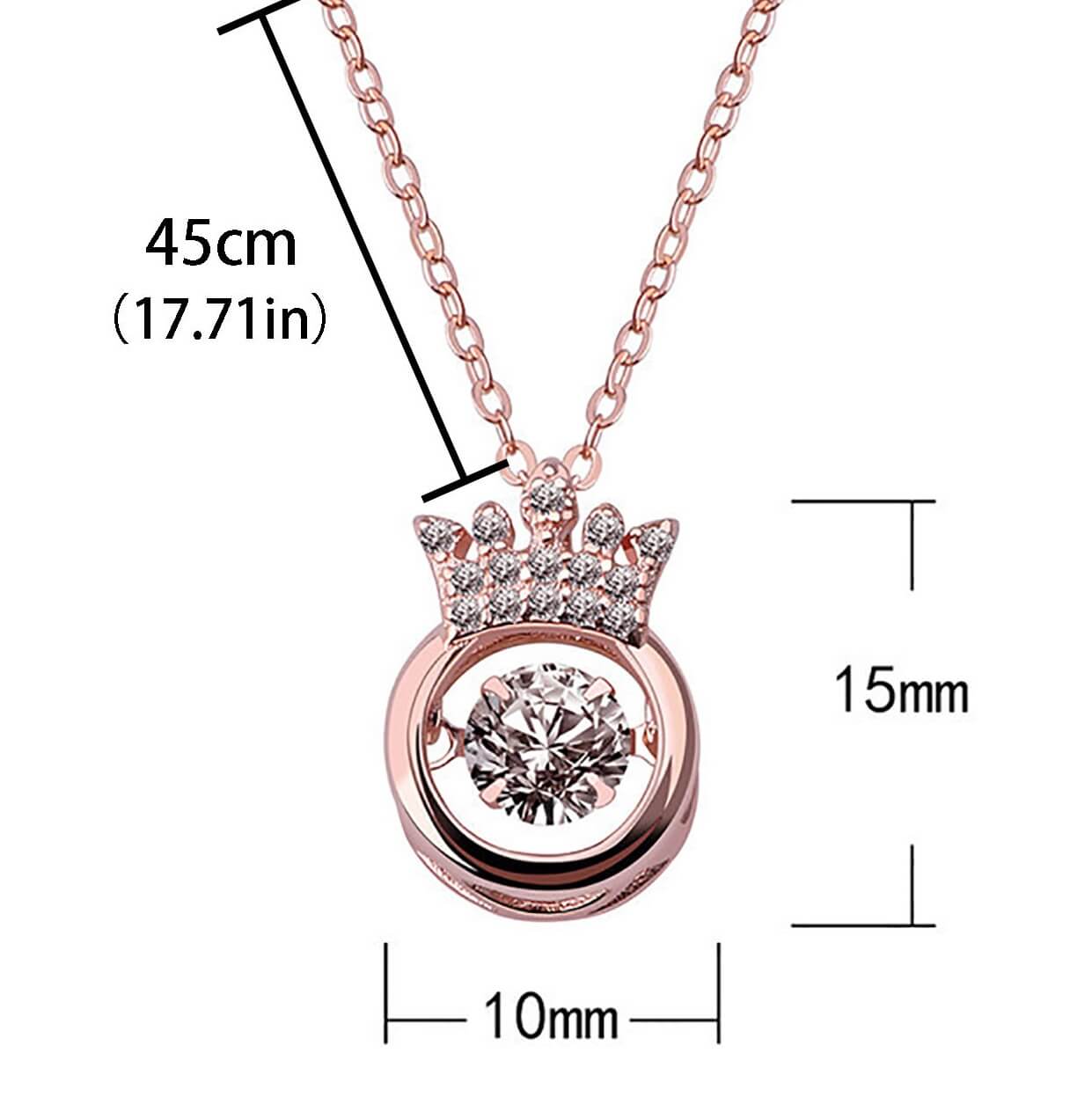 Dancing Crown Necklace