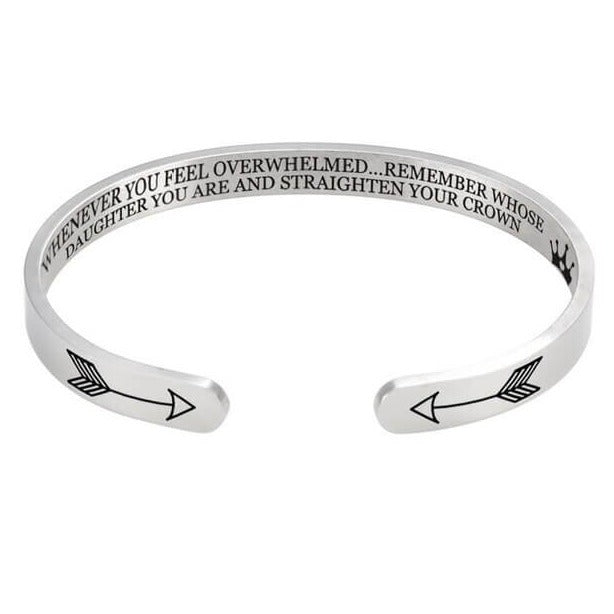 Remember whose daughter you are and straighten your crown | Bracelet