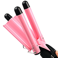 Ceramic curling iron with LCD screen