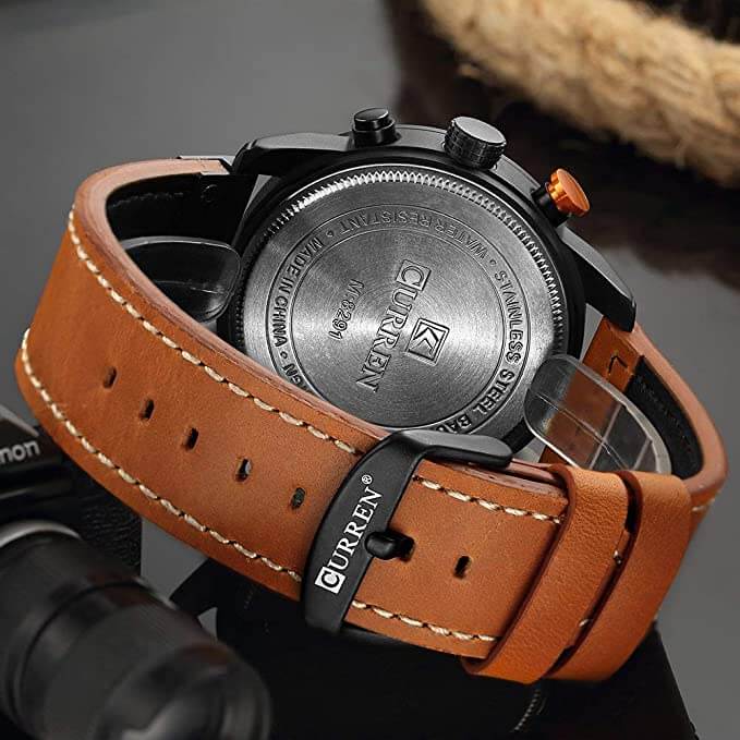 CURREN kronograf armbåndsur for menn