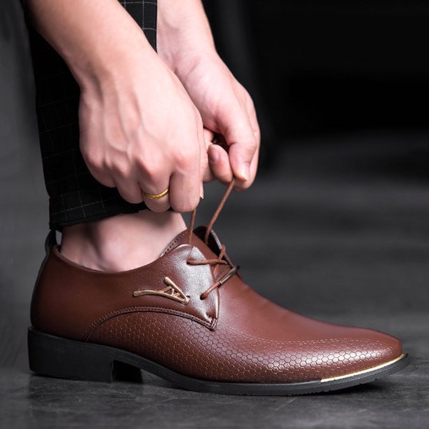 Classic leather men's shoes