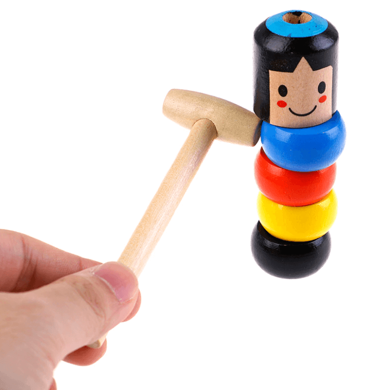 Immortal Daruma Wooden Toy