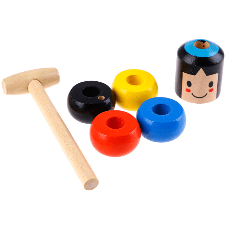 Immortal Daruma Wooden Toy