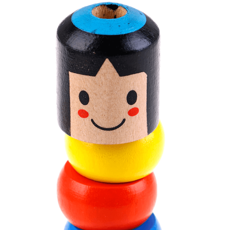 Immortal Daruma Wooden Toy