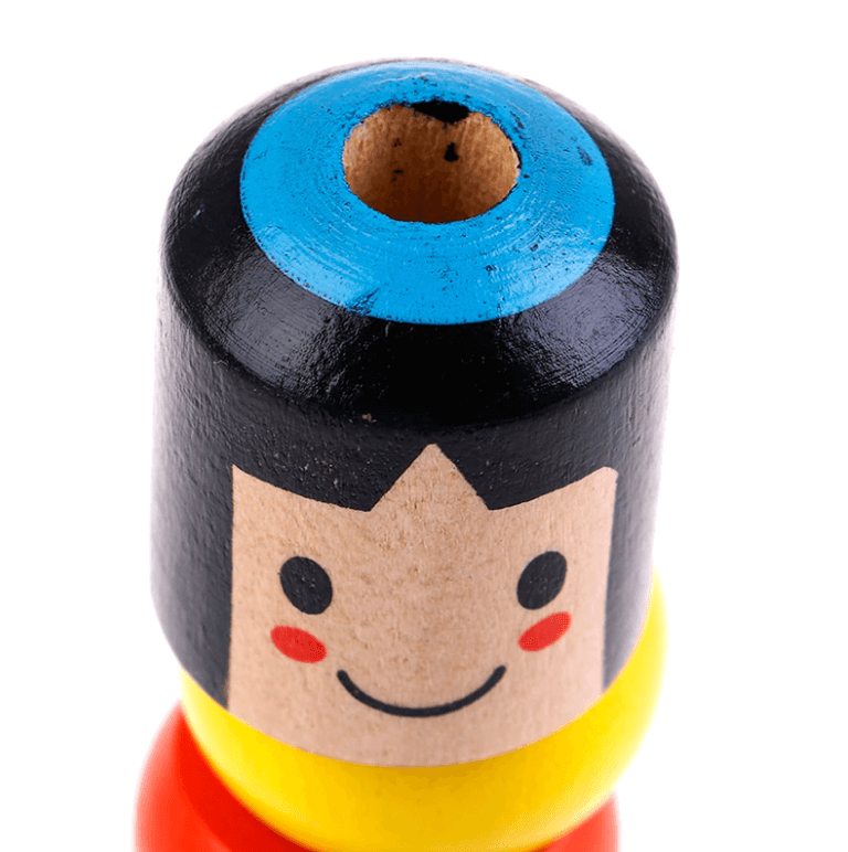 Immortal Daruma Wooden Toy