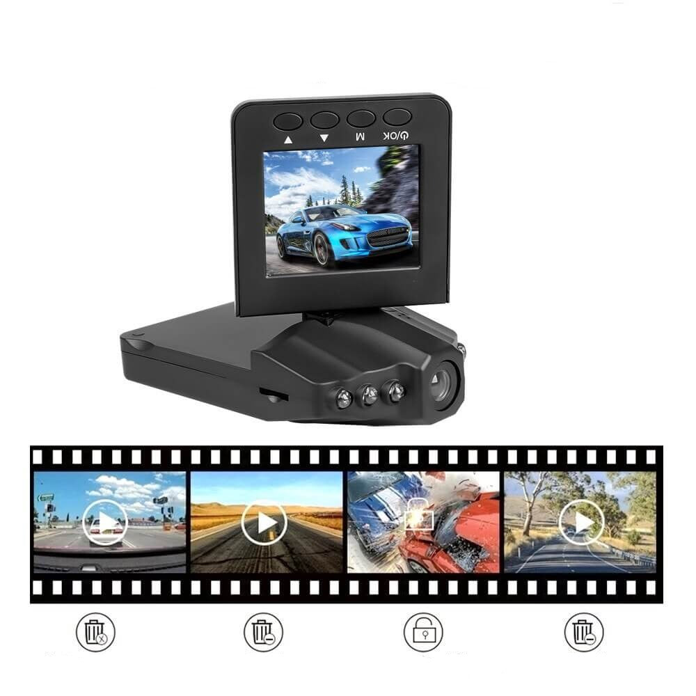 Wide angle rotating dashcam