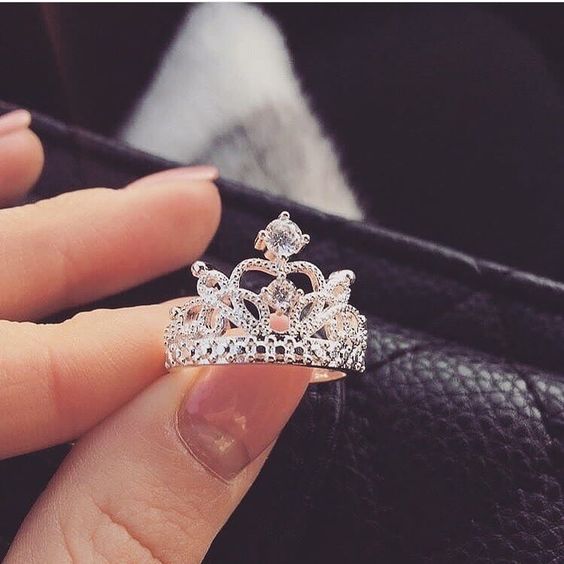 Crystal Crown Rings