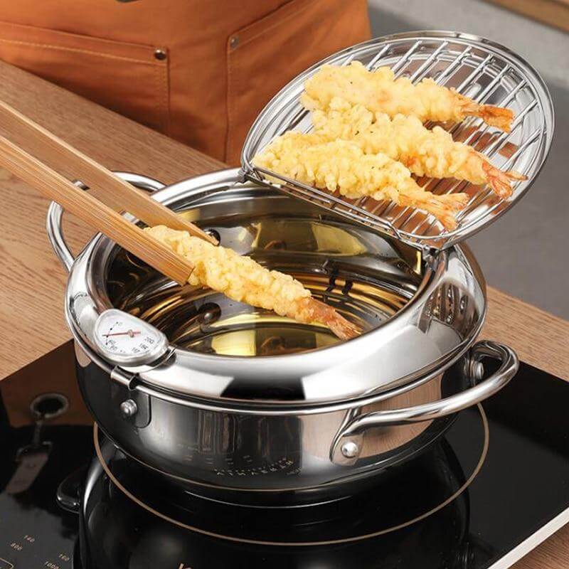 Stainless steel deep fryer