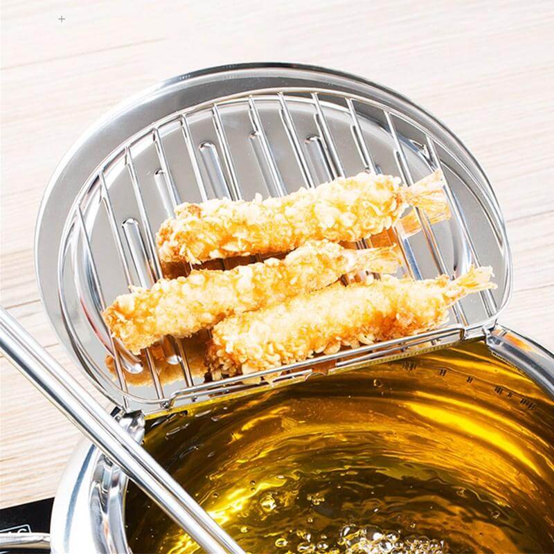 Stainless steel deep fryer