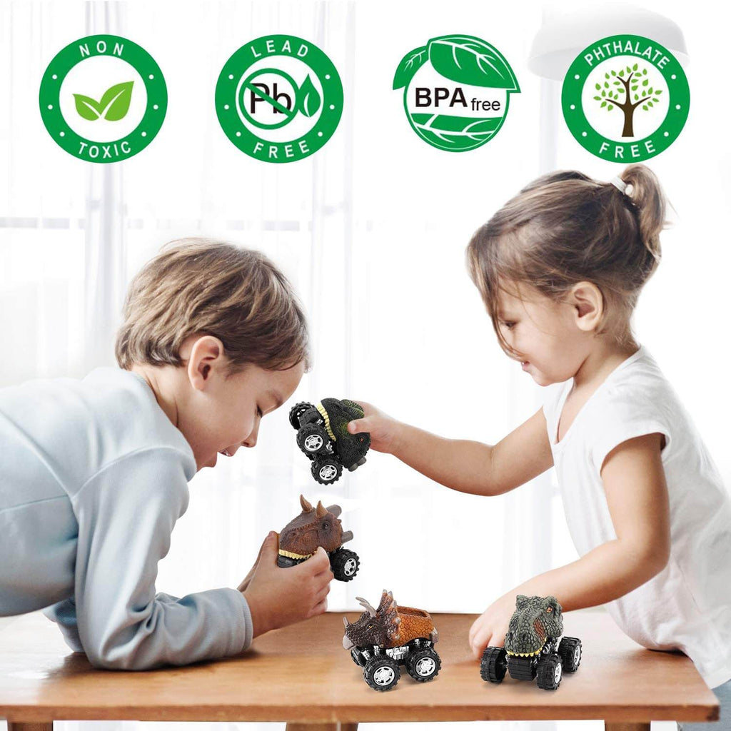 Pull Back Dinosaur Mini Car