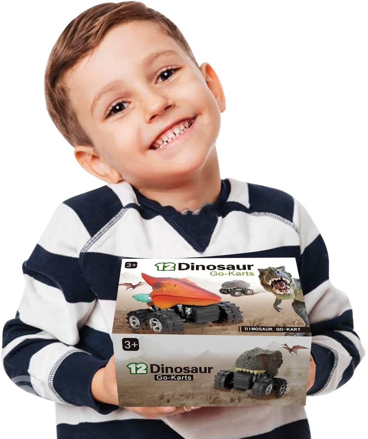 Pull Back Dinosaur Mini Car