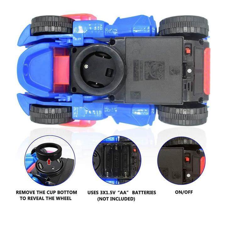 Omformende dinosaur LED-bil