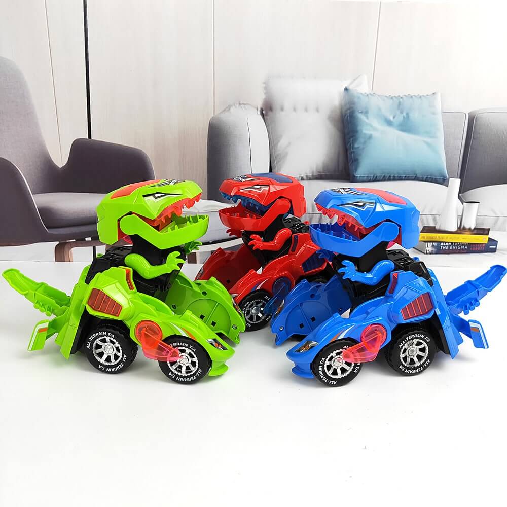 Omformende dinosaur LED-bil