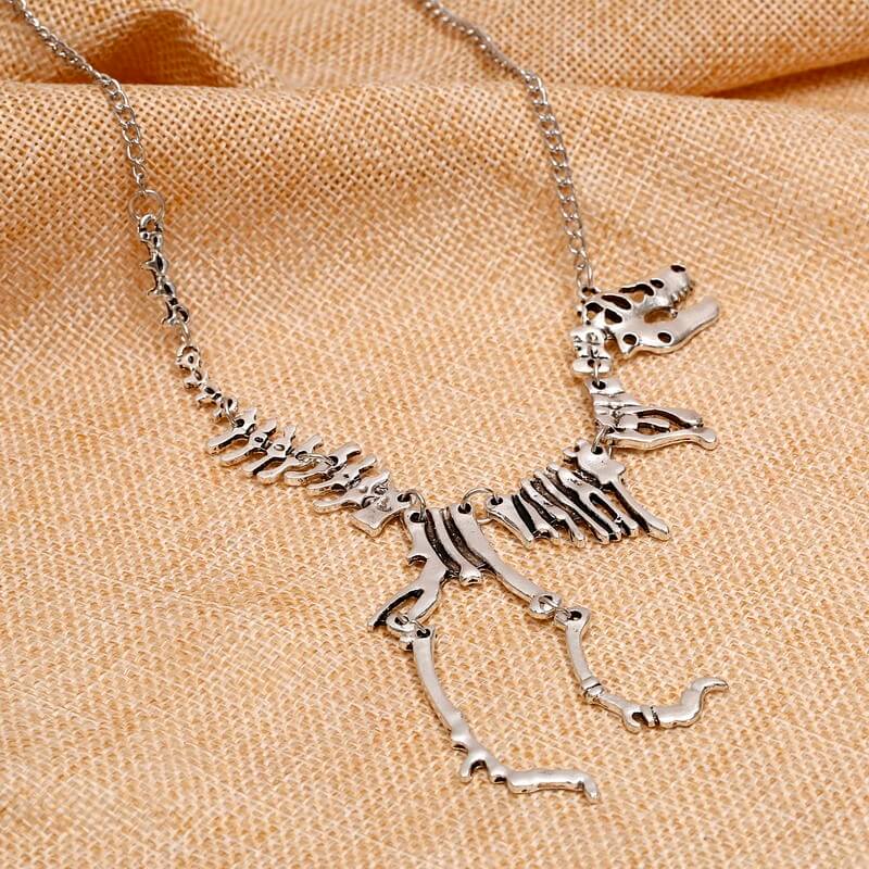 Tyrannosaurus Rex Skeleton Necklace