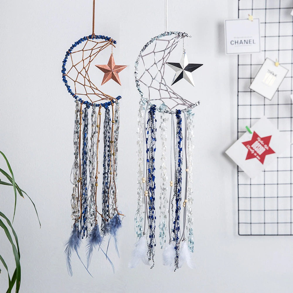 Macrame Moon Dreamcatcher
