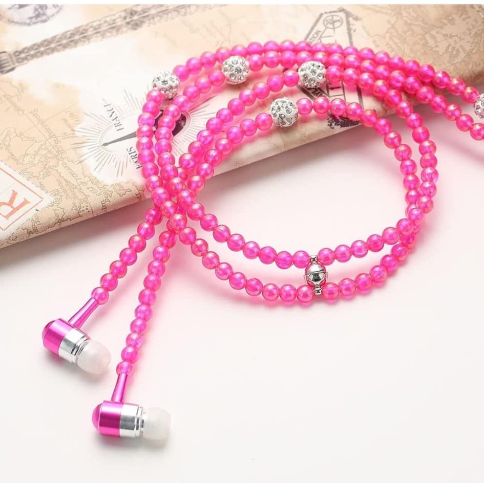 Pearl Necklace Earphone