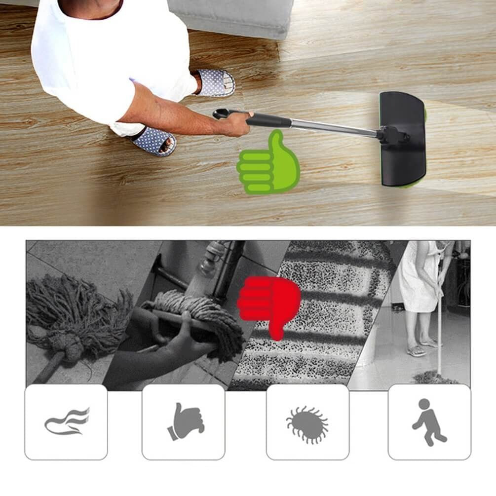 Cordless rechargeable electric mop