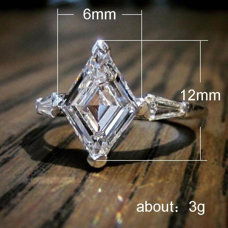 Horse Eye Solitaire Engagement Ring