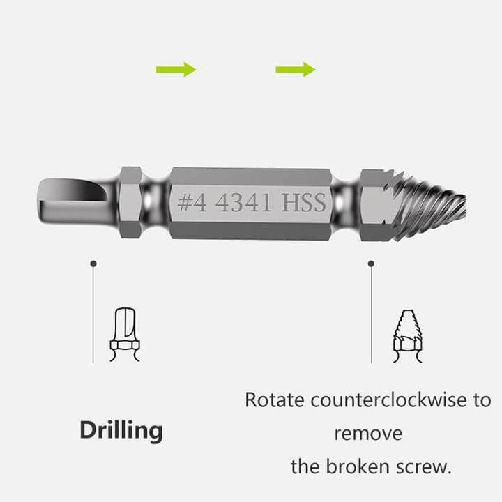 Damaged Screw Puller With Double Ends | SET