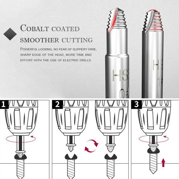 Damaged Screw Puller With Double Ends | SET