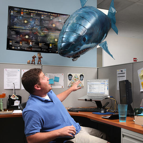 Flying shark with remote control