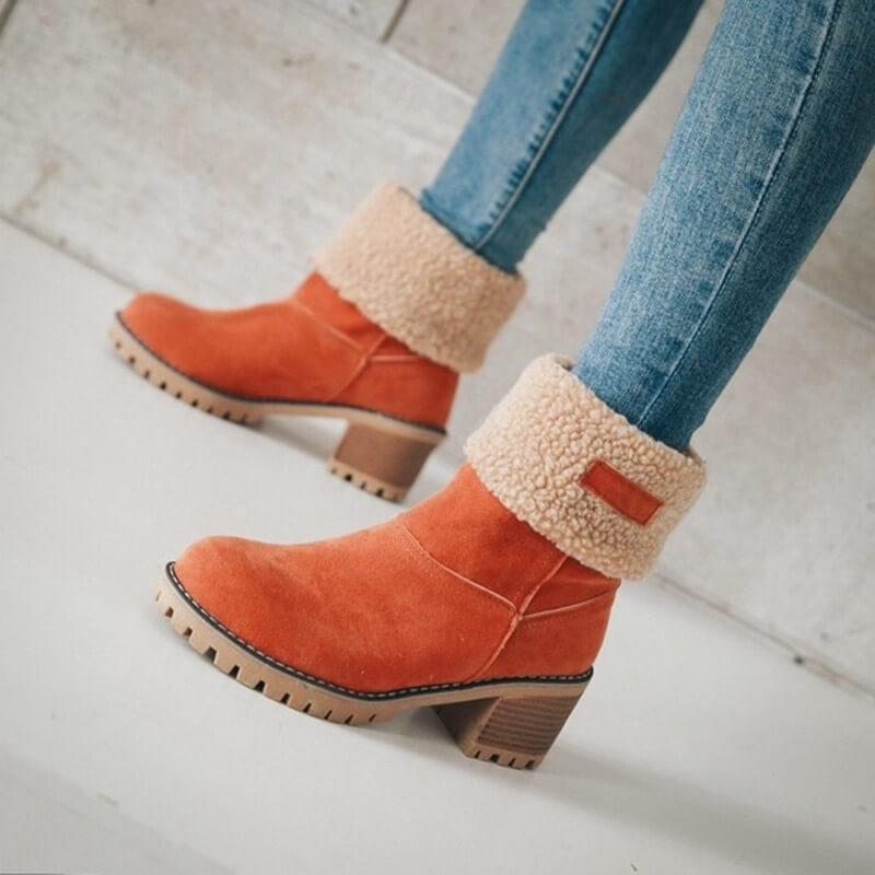 Winter Fur Warm Snow Boots