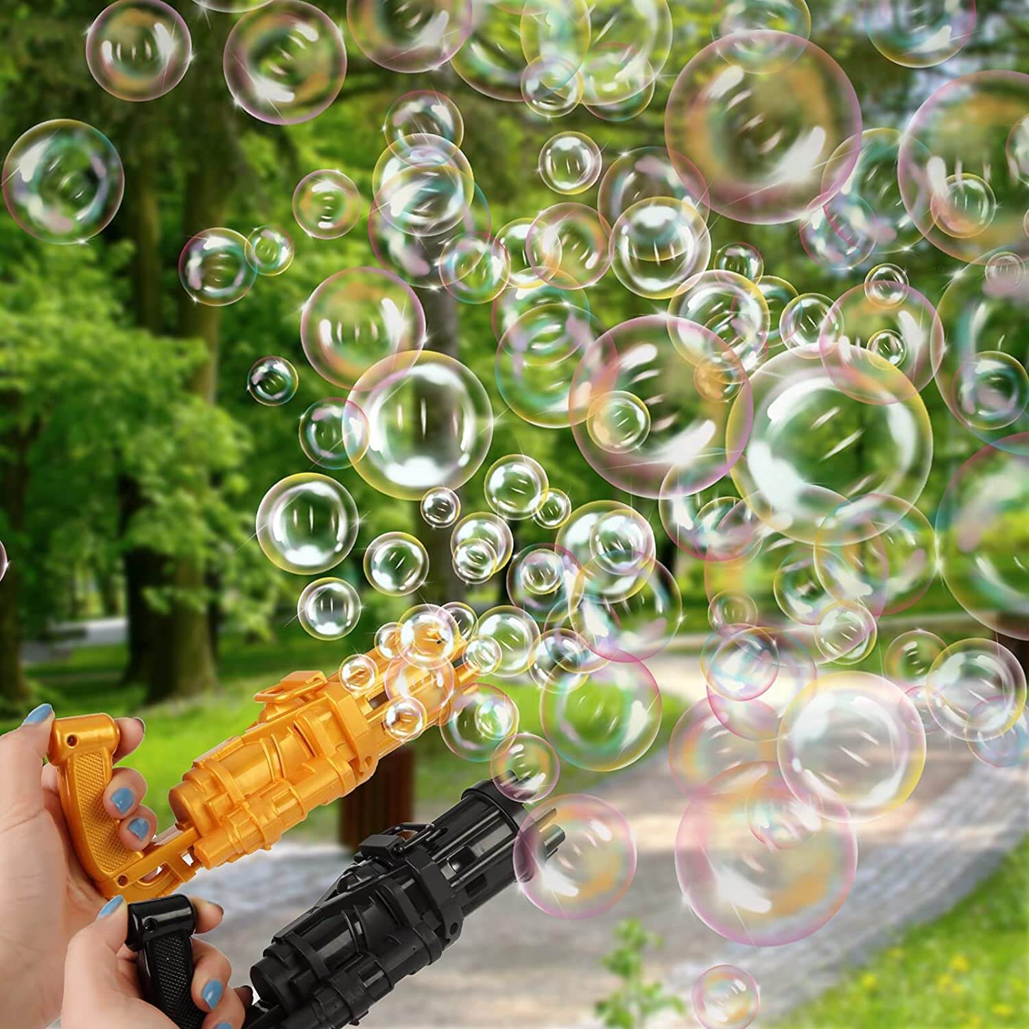 Automatic Gatling Bubble Cannon