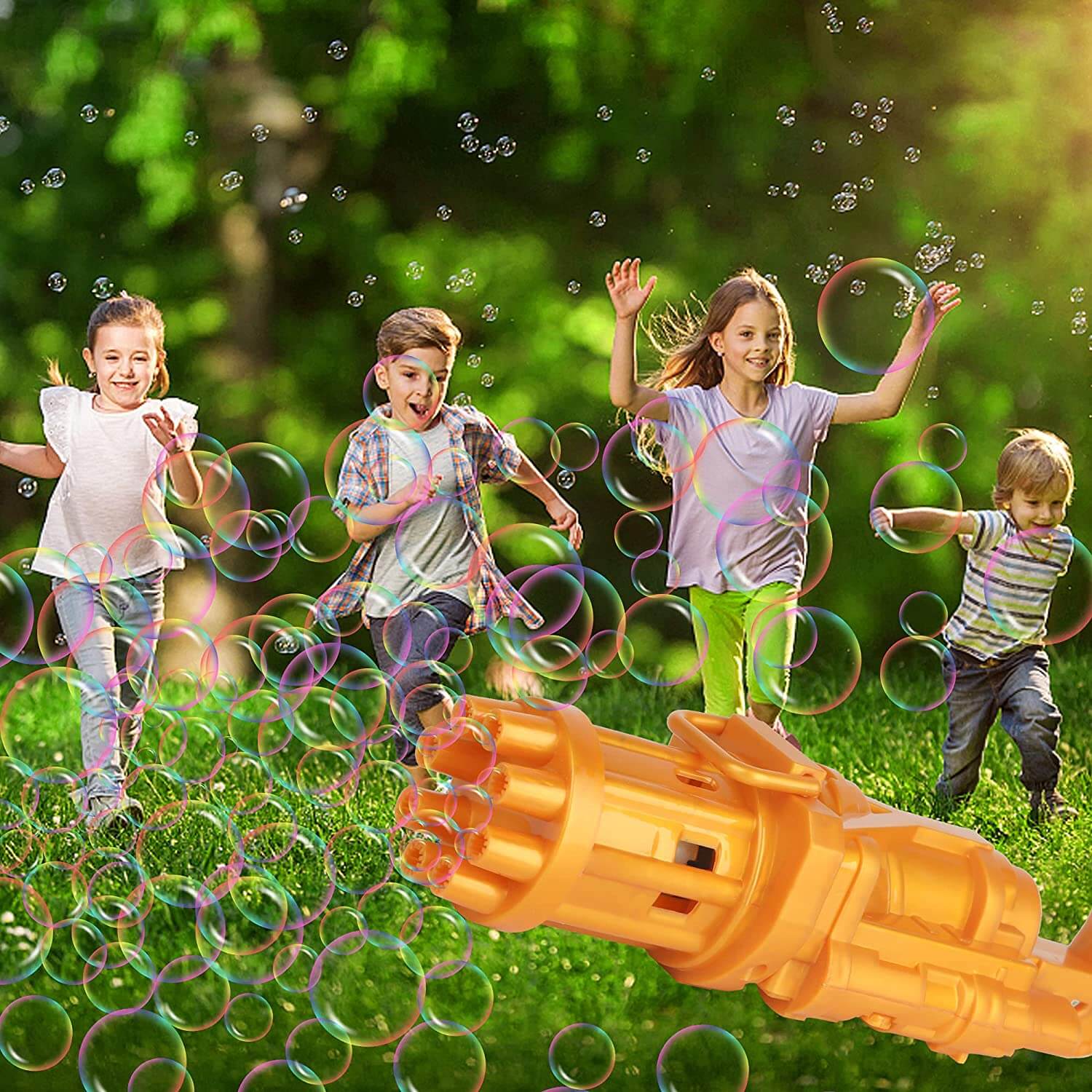 Automatic Gatling Bubble Cannon