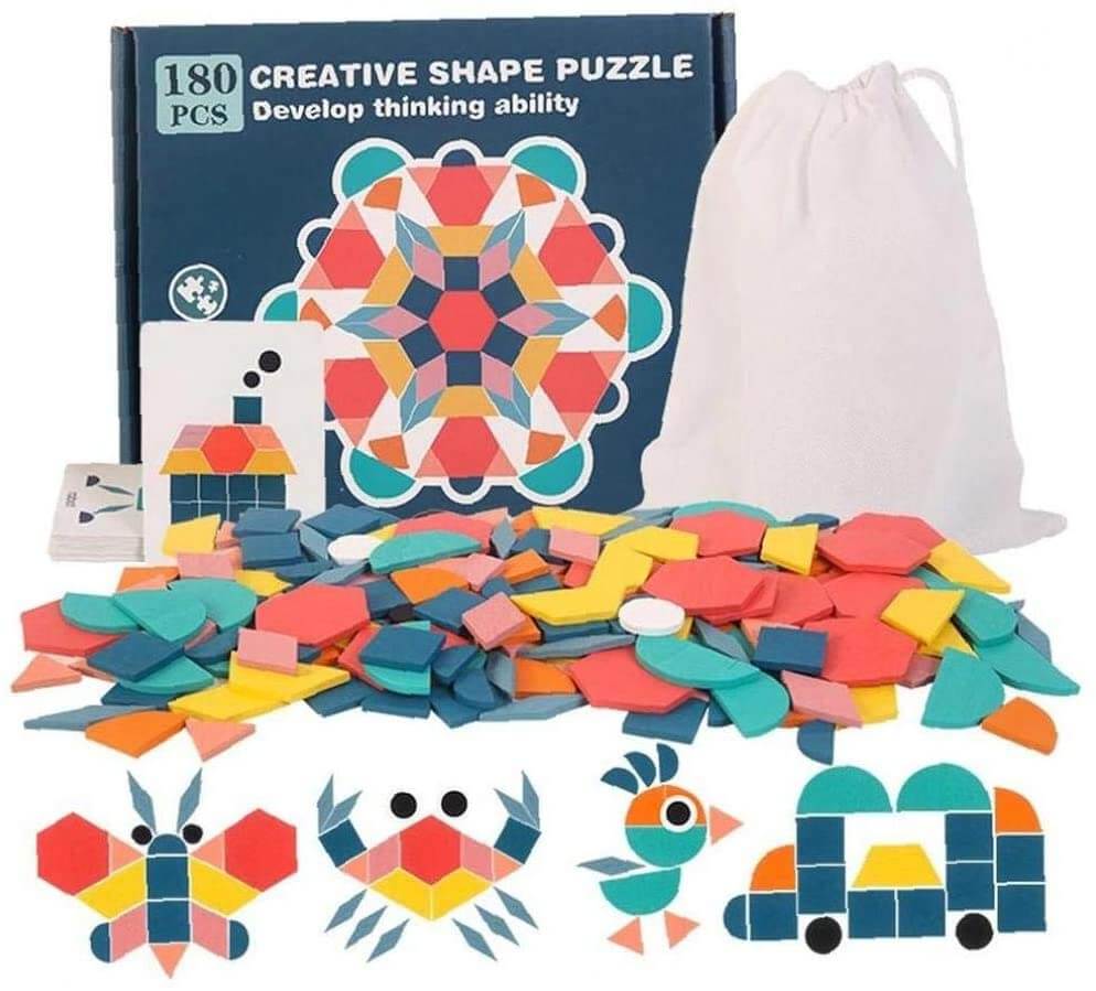 Creative Shapes Wooden Puzzle