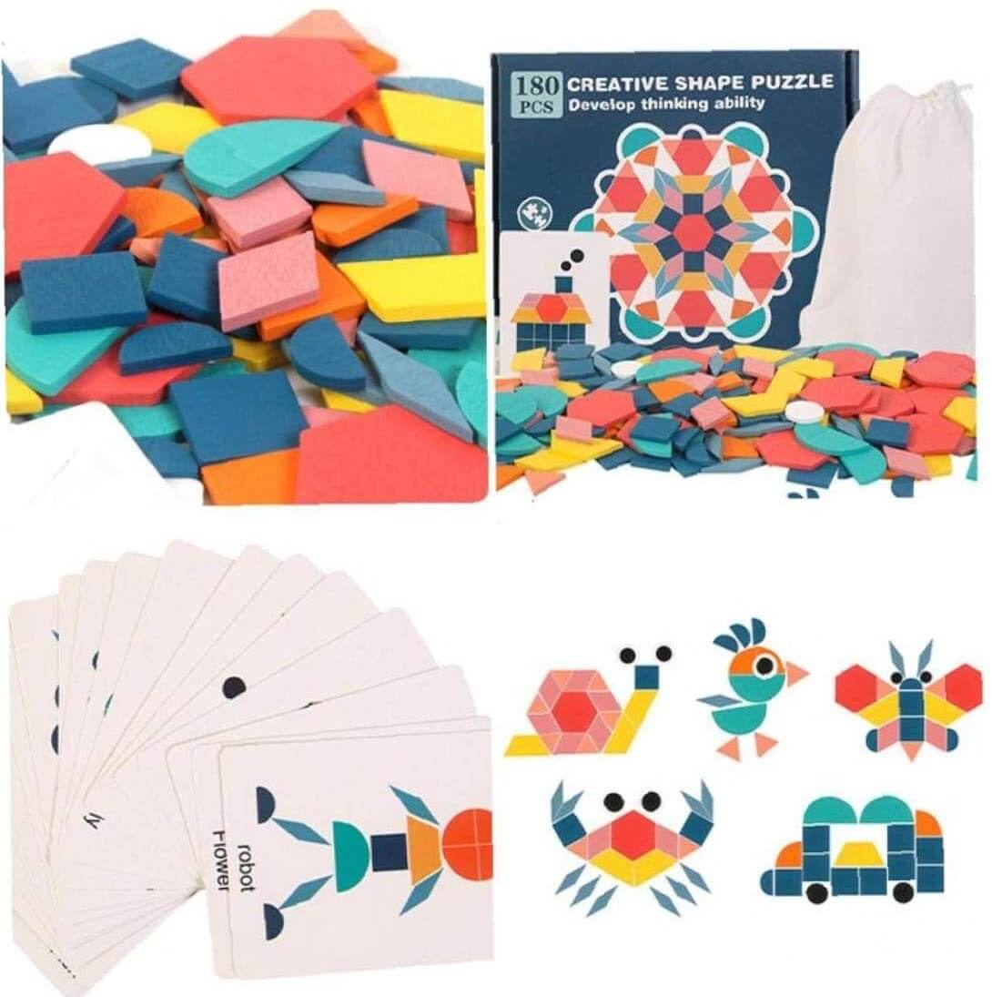 Creative Shapes Wooden Puzzle