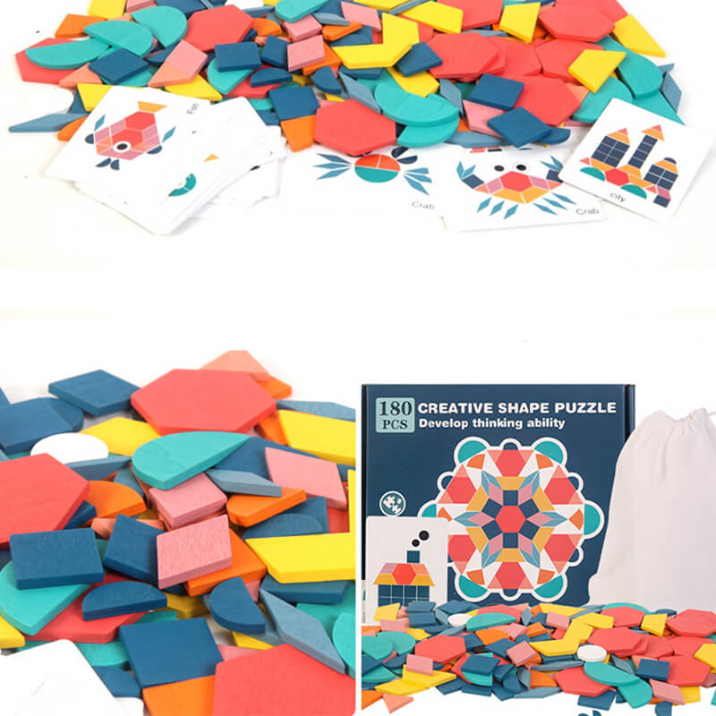 Creative Shapes Wooden Puzzle
