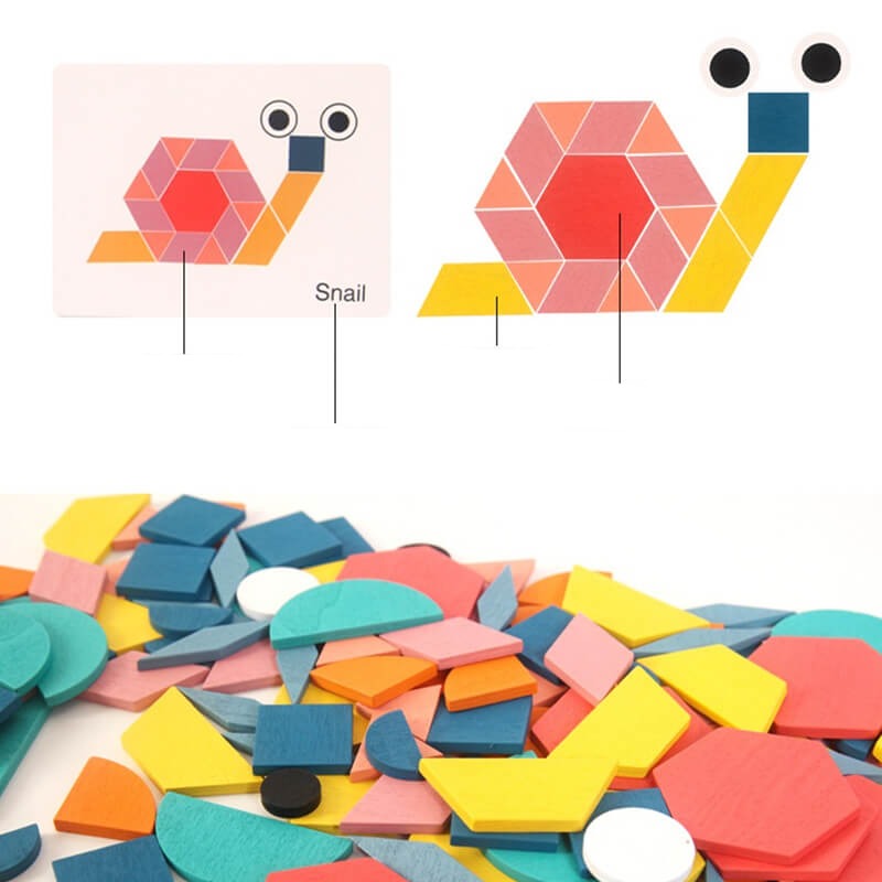 Creative Shapes Wooden Puzzle