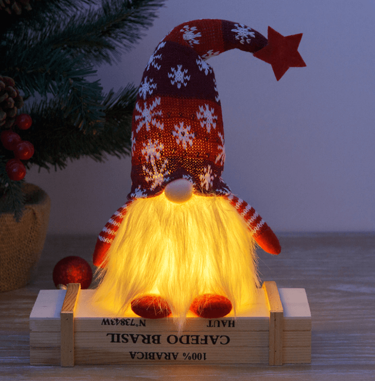 Lighted Christmas Gnome