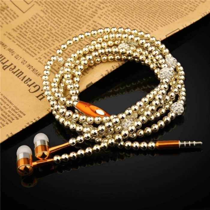 Pearl Necklace Earphone