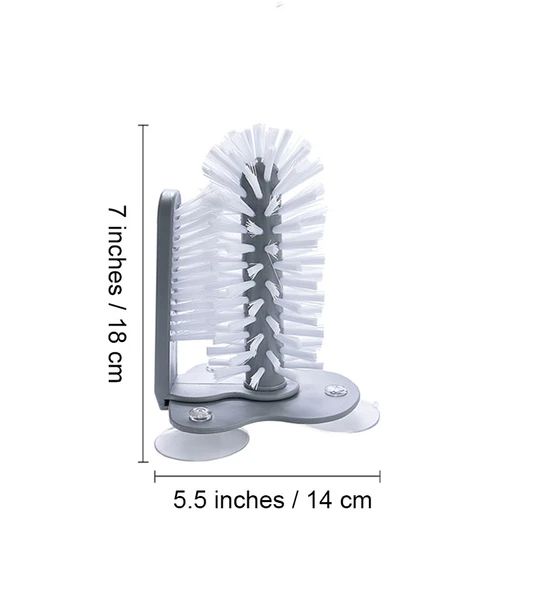 Window Cleaner With Double Sided Brush