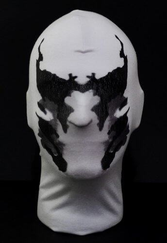 Bevegelig blekkflekk Rorschach-maske