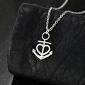 Anchor Heart Necklace