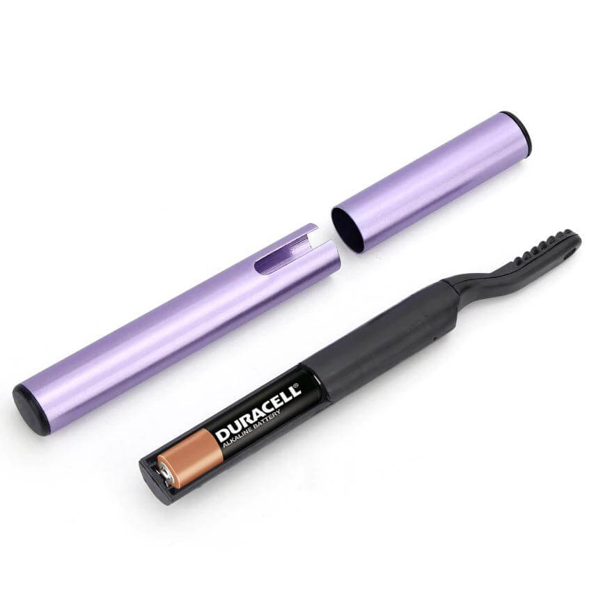Heated eyelash curler