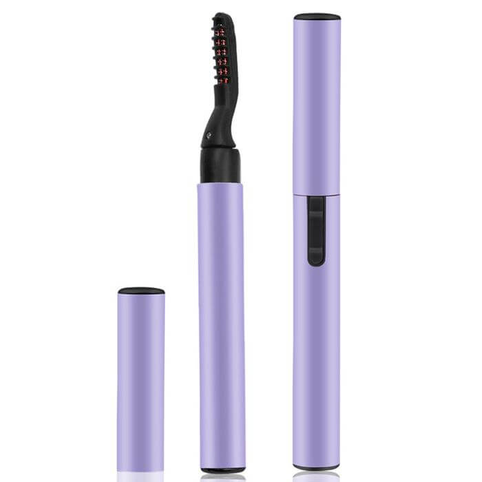Heated eyelash curler