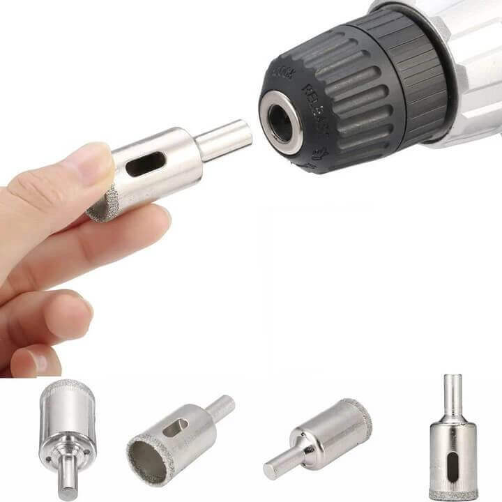 Diamond Coated Circular Drill Set