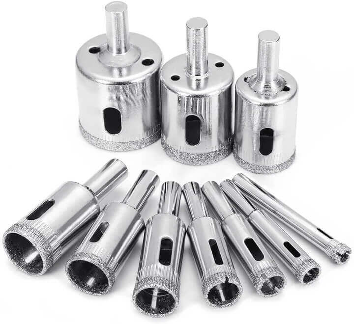 Diamond Coated Circular Drill Set