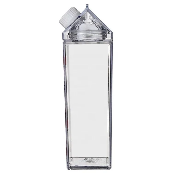 Clear water bottle