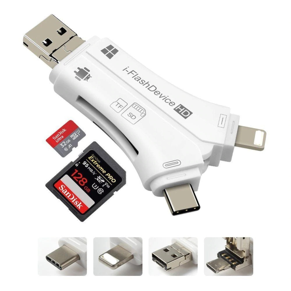 DataBlast | 4 in 1 SD card reader