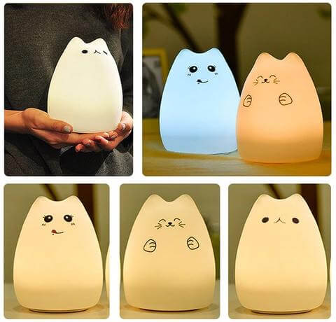 Cheeky Cat LED Lamp