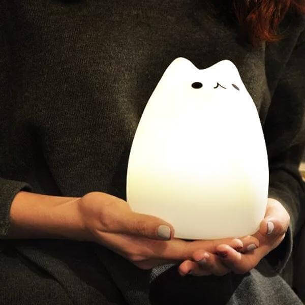 Cheeky Cat LED Lamp